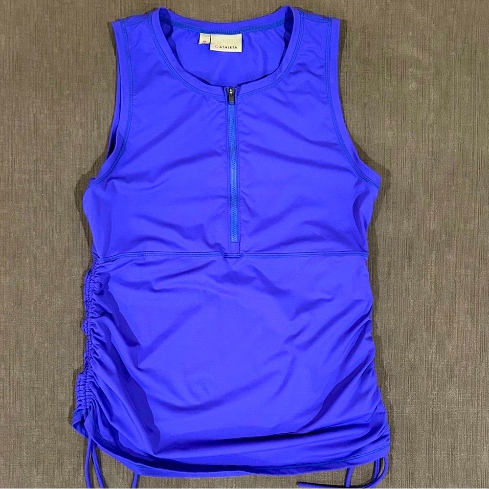 Athleta Side Scrunch Rashguard